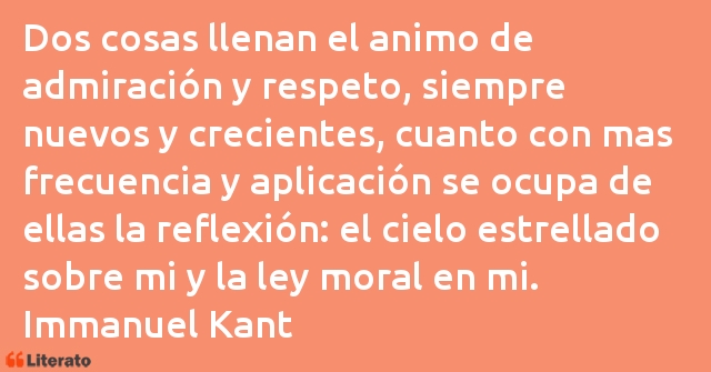 Frases de Immanuel Kant