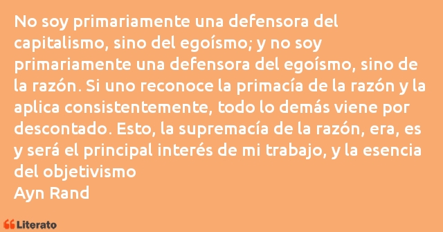 Frases de Ayn Rand