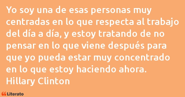 Frases de Hillary Clinton