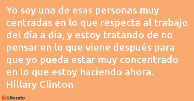 Frases de Hillary Clinton