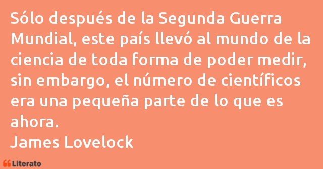 Frases de James Lovelock