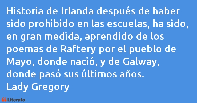 Frases de Lady Gregory