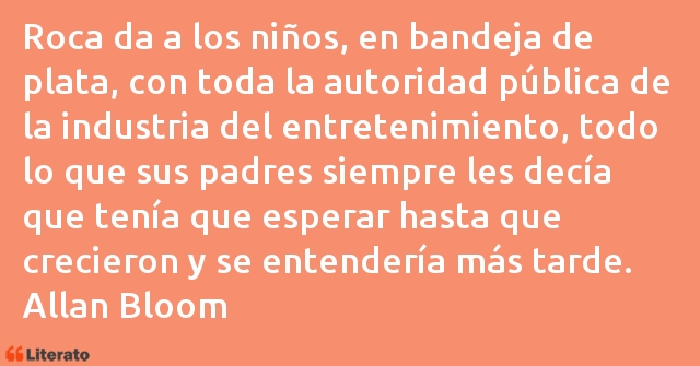 Frases de Allan Bloom