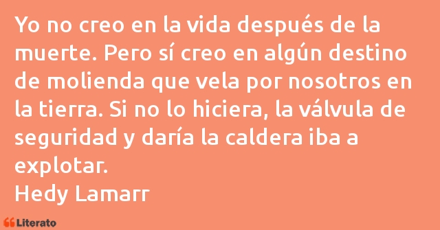 Frases de Hedy Lamarr