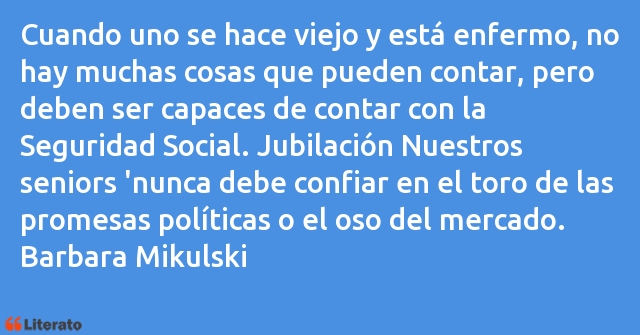 Frases de Barbara Mikulski