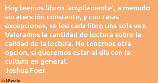 Frases de Joshua Foer