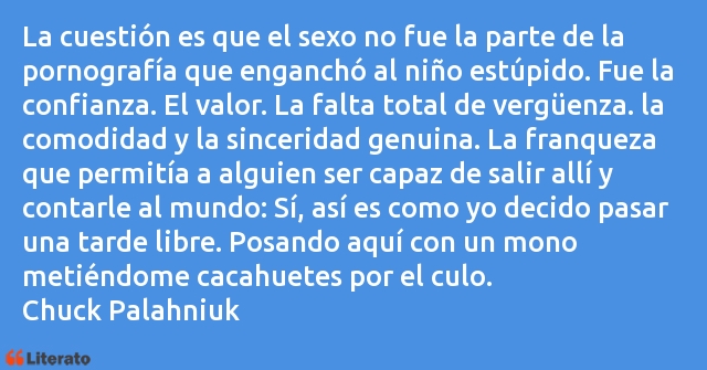 Frases de Chuck Palahniuk