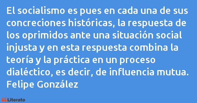 Frases de Felipe González