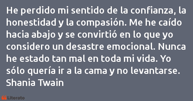 Frases de Shania Twain