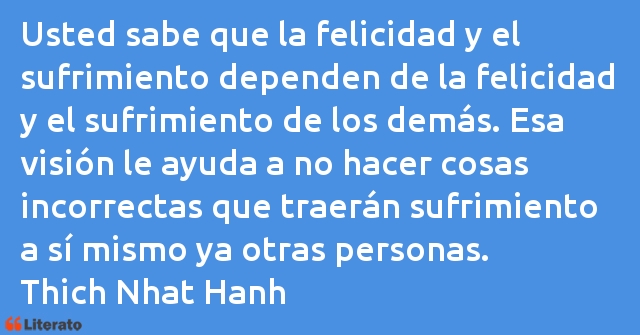 Frases de Thich Nhat Hanh