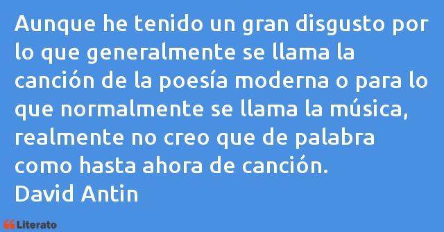 Frases de David Antin