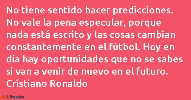 Frases de Cristiano Ronaldo