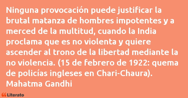 Frases de Mahatma Gandhi