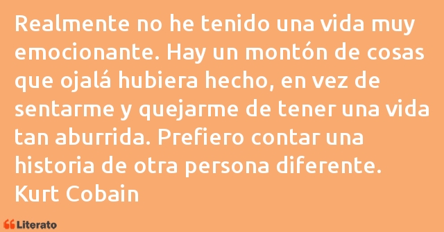 Frases de Kurt Cobain