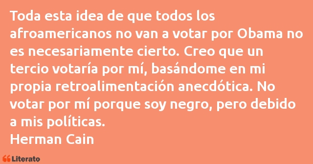 Frases de Herman Cain