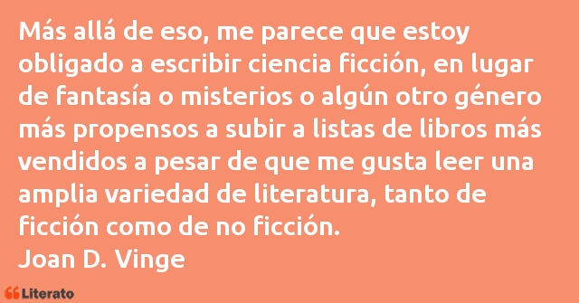 Frases de Joan D. Vinge