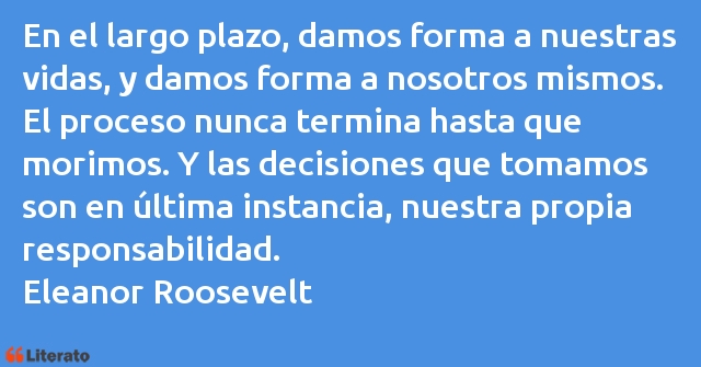 Frases de Eleanor Roosevelt