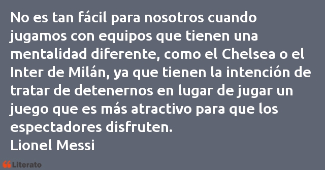 Frases de Lionel Messi