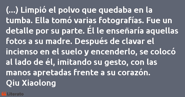 Frases de Qiu Xiaolong