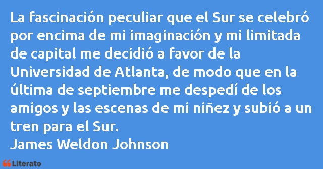 Frases de James Weldon Johnson