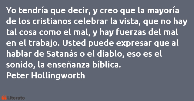 Frases de Peter Hollingworth