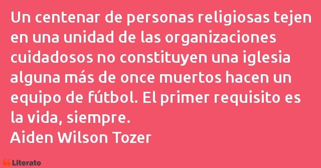 Frases de Aiden Wilson Tozer