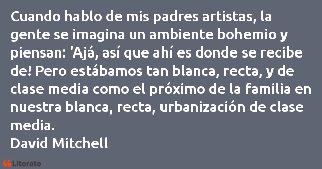 Frases de David Mitchell