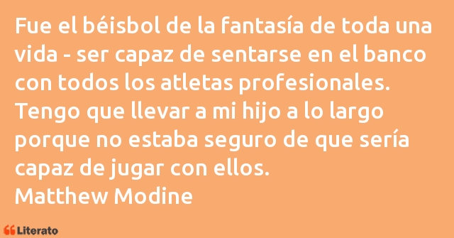 Frases de Matthew Modine