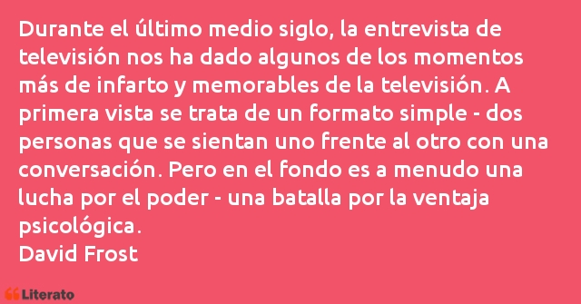 Frases de David Frost