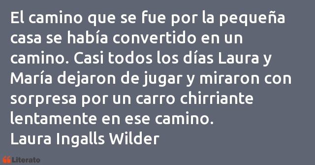 Frases de Laura Ingalls Wilder