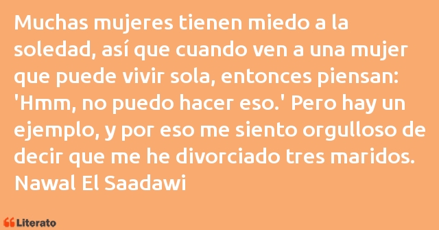 Frases de Nawal El Saadawi