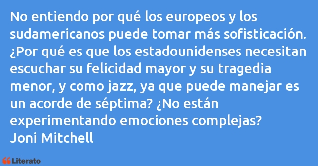 Frases de Joni Mitchell