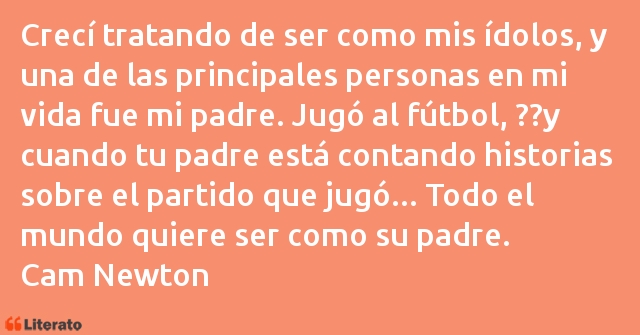 Frases de Cam Newton