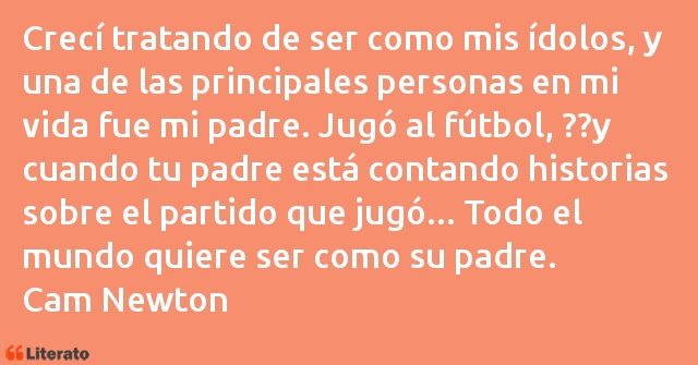 Frases de Cam Newton