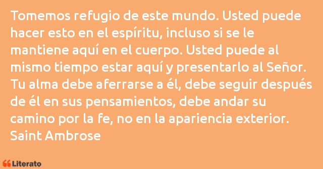 Frases de Saint Ambrose