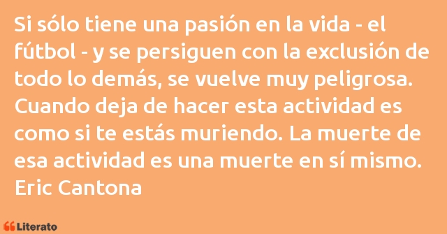 Frases de Eric Cantona