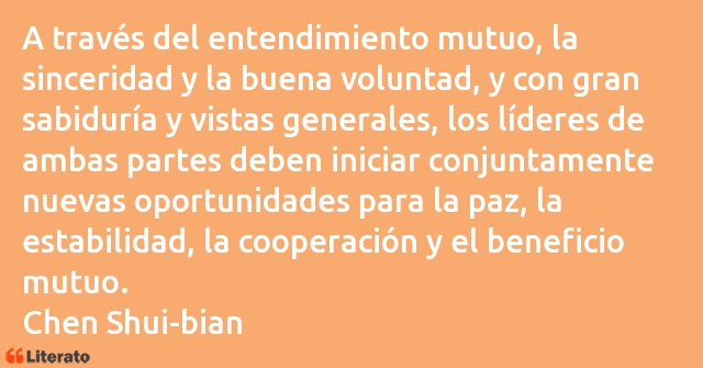 Frases de Chen Shui-bian