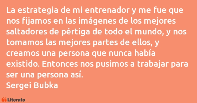 Frases de Sergei Bubka