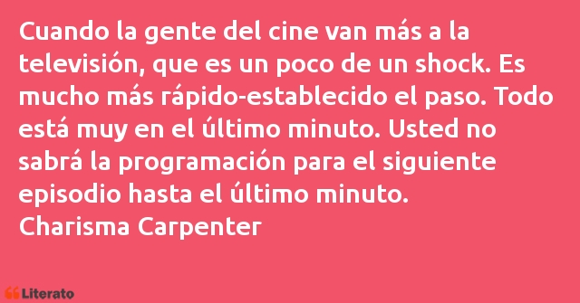 Frases de Charisma Carpenter