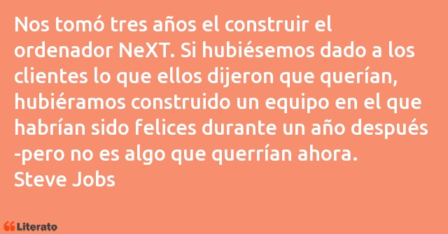 Frases de Steve Jobs