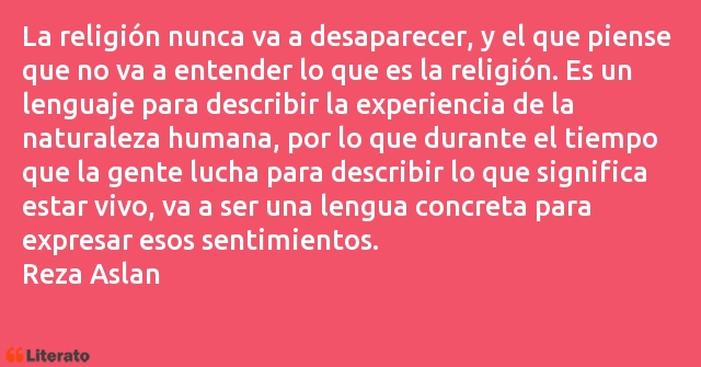 Frases de Reza Aslan