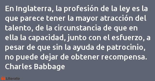 Frases de Charles Babbage