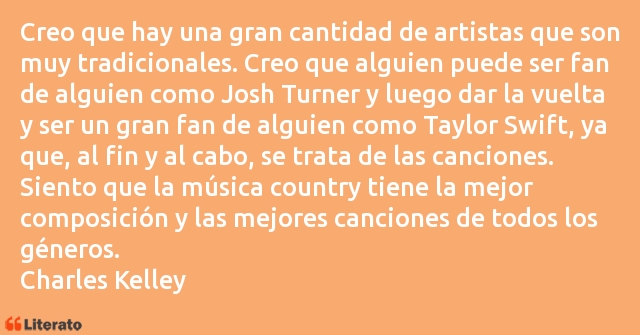 Frases de Charles Kelley