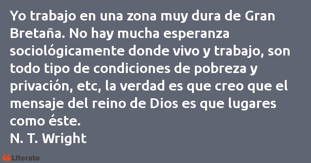 Frases de N. T. Wright