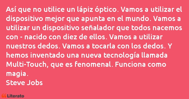 Frases de Steve Jobs