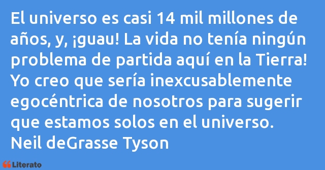 Frases de Neil deGrasse Tyson