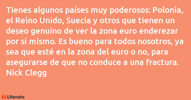 Frases de Nick Clegg