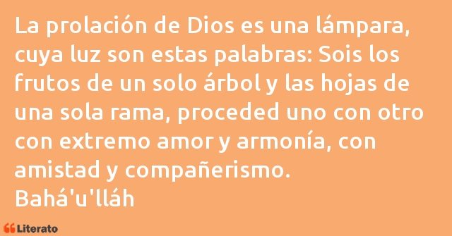 Frases de Bahá'u'lláh