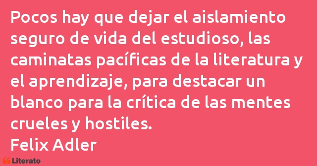 Frases de Felix Adler