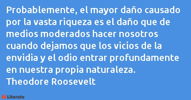 Frases de Theodore Roosevelt